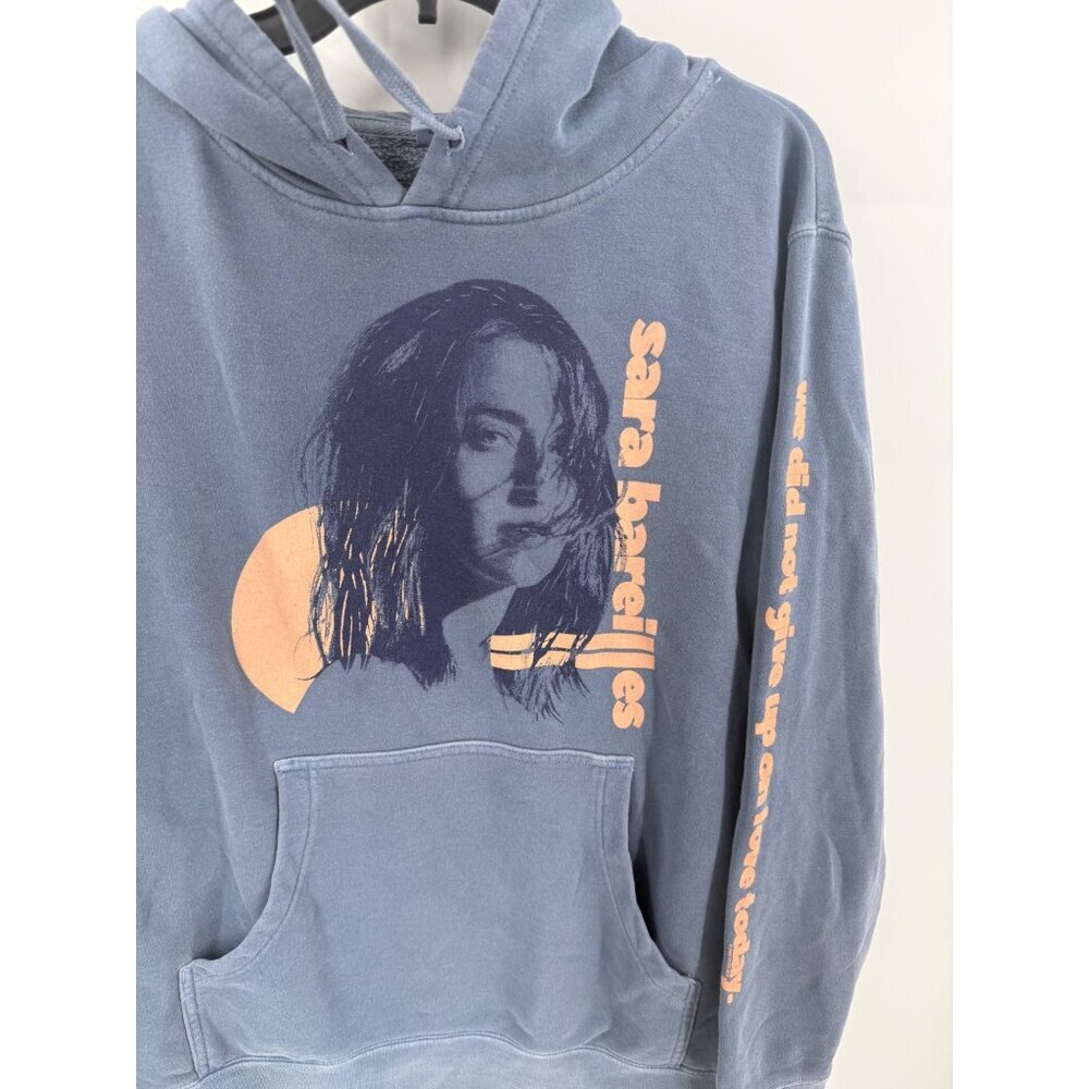 Sara Bareilles Amidst Hoodie Blue/Grey Orpheus Graphic Sweatshirt Size Small - Picture 3 of 6